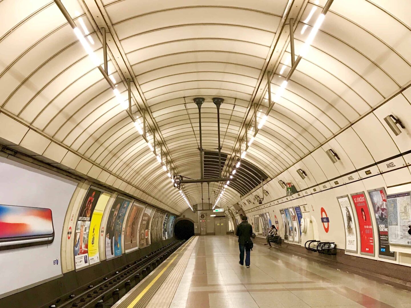 view of the tube in London