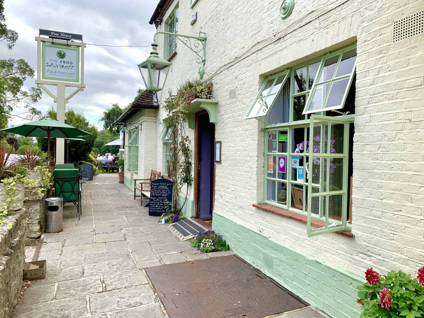 view of the outside of the frog at skirmett