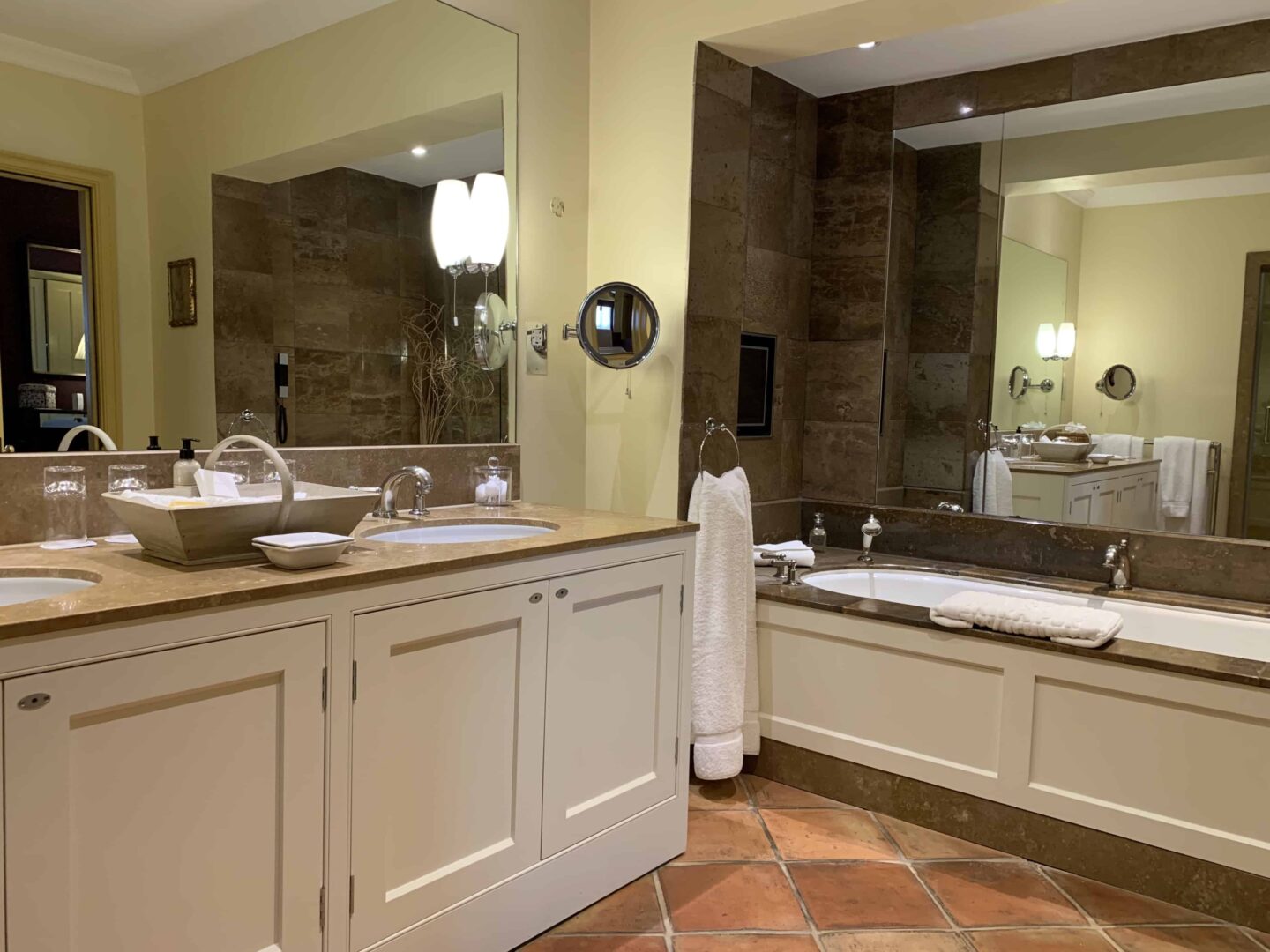 view of the bathroom inside the room