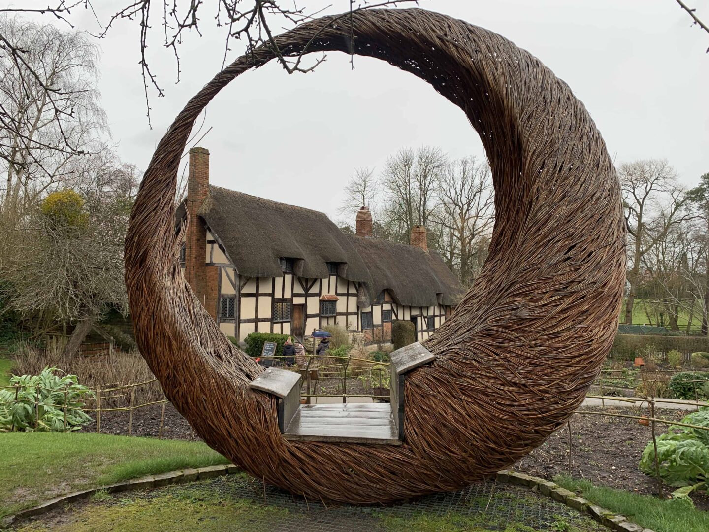 Anne Hathaway's childhood cottage in Stratford-Upon-Avon