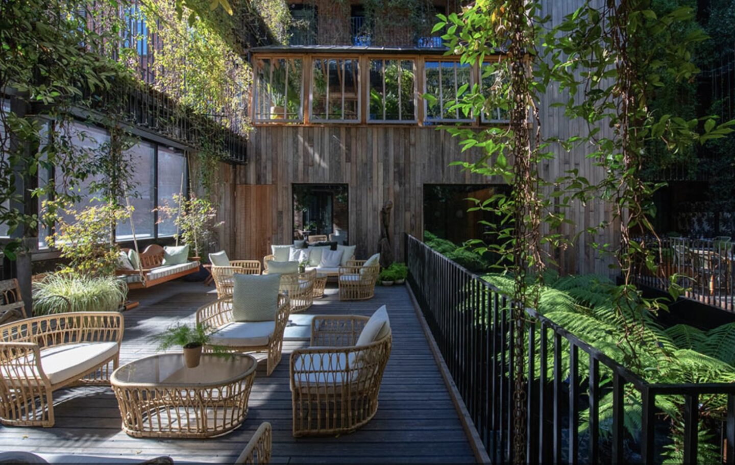 Jurema Terrace at the Mandrake Hotel