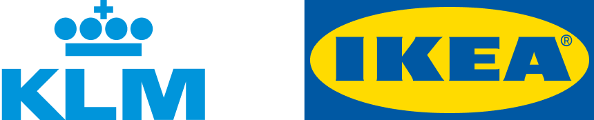 klm and ikea logo